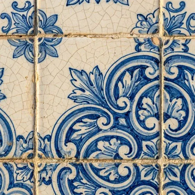Portuguese Azulejo tile patterns in Goa